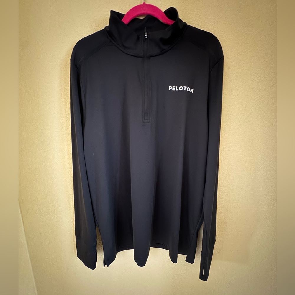 Peloton Warm Up 1/4 Zip Pullover Black Size XL